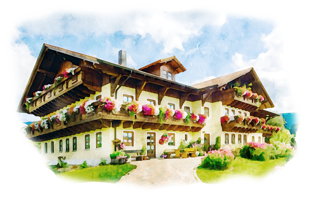 Haus Fuchshof gemalt